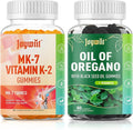Vitamin K2 MK-7 Gummies 100mcg &amp Oregano Oil Gummies 300mg with 200mg Black Seed Oil