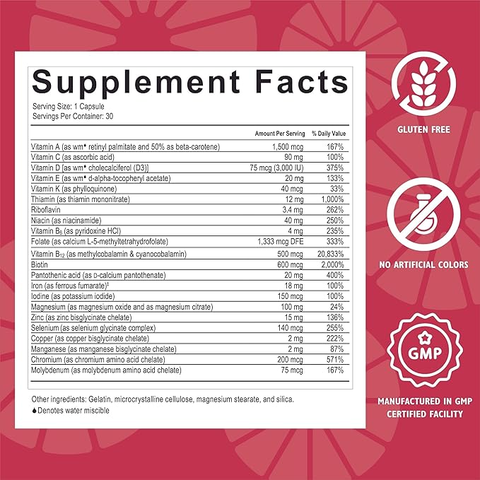 Celebrate Vitamins CelebrateONE 18 Multivitamin with Iron and Balance Probiotic + Prebiotic Capsules Bundle – Bariatric Vitamins for Post-Gastric Bypass &amp Sleeve Gastrectomy – Essential Digestive