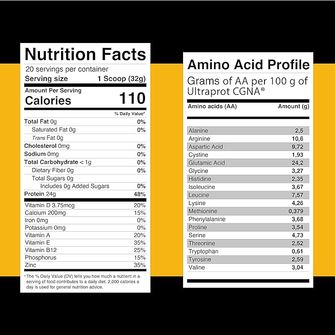 Prote&ampCo Lupin Protein - 24g of Vegan Plant Based Protein Powder. Non GMO No Added Sugar Lactose Free Gluten Free Soy Free. 20 Servings - Banana