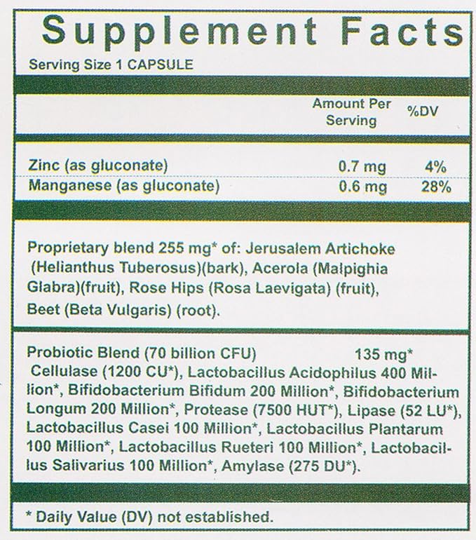 nutri-west Total Probiotics 120 Capsules 2.4 Ounce