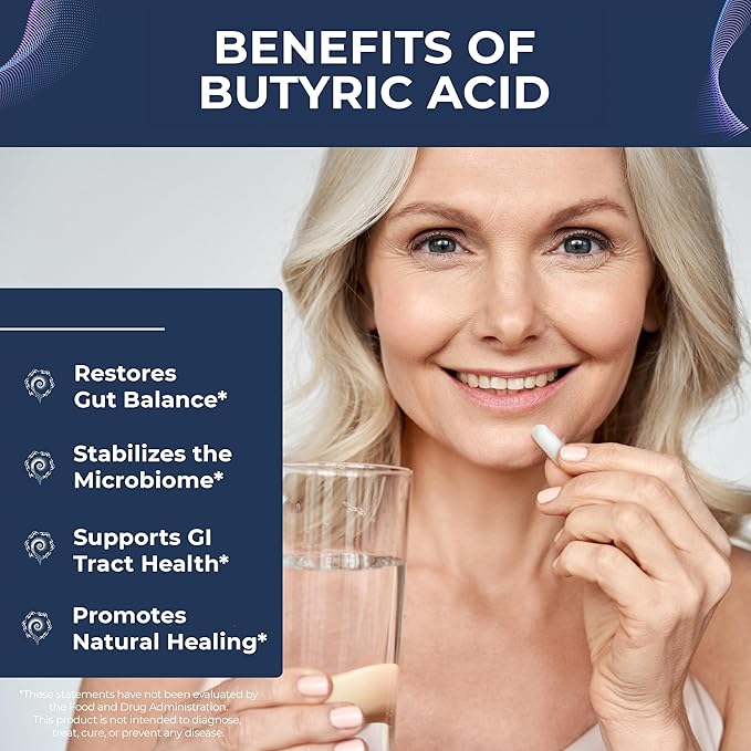 Tesseract Medical Research Optimal Gut &amp Tissue Bundle Butyric Acid Complex Gastrointestinal and Curcumin Metabolite Joint Relief Supplement