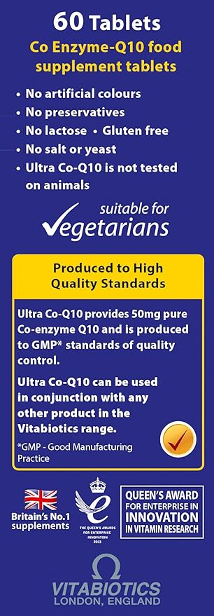 Ultra Co Q10 Tablets - Pack of 60 Tablets