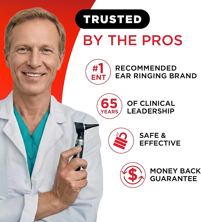 Lipo Flavonoid Ear Ringing - Doctor-Recommended for Ringing Ears – Clinically Proven Lemon Bioflavonoid Complex with Vitamins C B1 B2 B6 B12 &amp Calcium - 100 Caplets