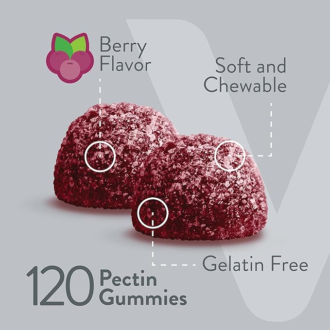 Viteey Multivitamin Gummies 8 in 1 Immune Support Supplement with Probiotics - Immune Boosters for Adults &amp Teens - Vegetarian Gelatin Free GMO Free - Chewable Berry Flavored Pectin Immune Defen