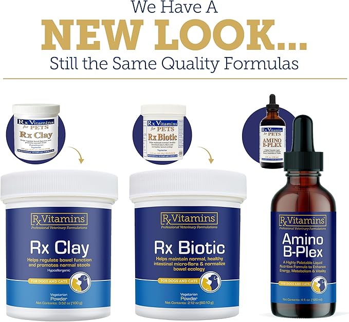Rx Vitamins Canine Minerals - Dog Calcium Supplement Plus Magnesium &amp Potassium - Mineral Powder for Dogs - Mineral Supplement for Dogs 16 oz