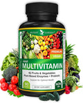 Potent Garden Adult Multivitamin for Women &amp Men 42 Fruits &amp Vegetables Plus Probiotics Supports Energy Metabolism &amp Immune System Daily Multivitamin for Men &amp Women Non-GMO 90 Tab