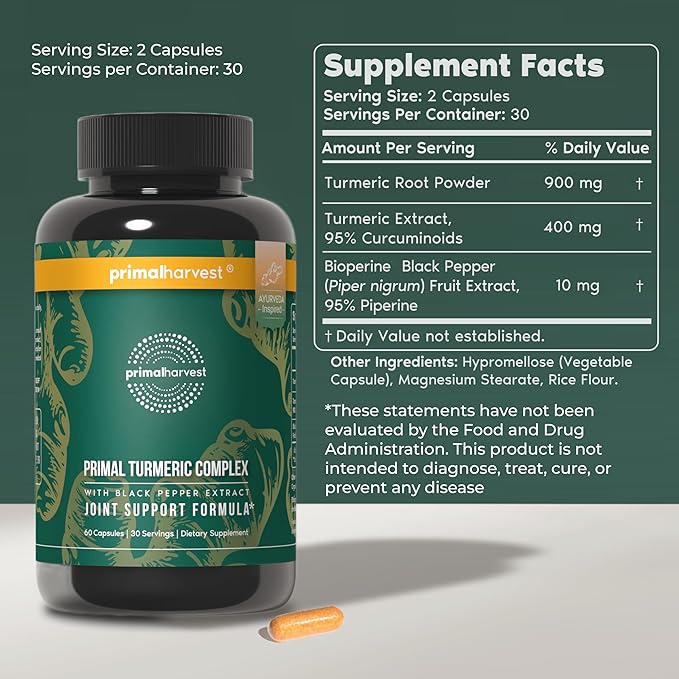 Primal Harvest Daily Two-Step Routine | NAD+ + Turmeric | 2 Pack | 30 Day Supply