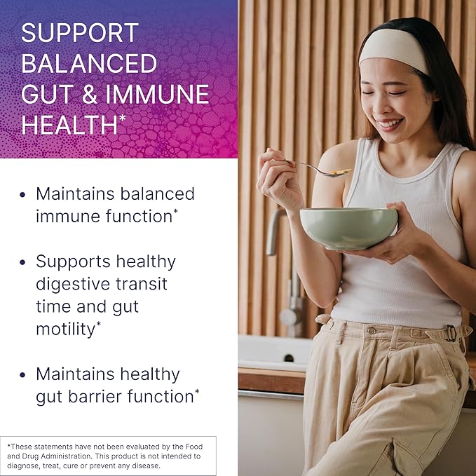 Microbiome Labs HU58 Bacillus Subtilis Probiotics for Women and Men - High Potency Spore Probiotic for Digestive Health &amp Immune Support - Daily Capsules with 10 Billion CFU (60 Capsules) (Pack of