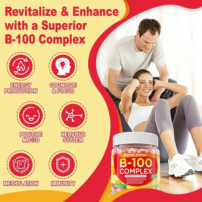 Vegan Omega 3 Gummies+ Vitamin B100 Complex Gummies