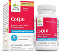 Terry Naturally CoQ10 Chewables - Cellular Energy Support Supplement - Higher Absorption CoQ10 Chewable Supplement - Nutritional Supplement to Aid Healthy Aging &amp Brain Health - 30 Chewables