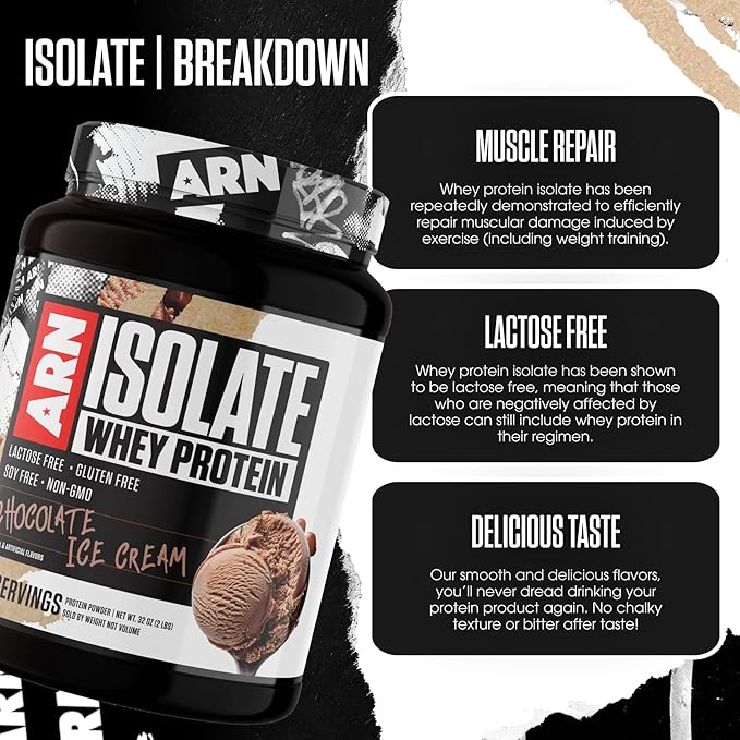 Arms Race Nutrition | ARN | Isolate Whey Protein (30 Servings Mint Choco Boom)