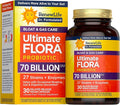 Renew Life Ultimate Flora Probiotics Bloat &amp Gas Support 70 Billion CFU Delayed Release Vegan Capsules | Doctor Formulated | Digestive Health | Immune Health | Dairy Free | 30 Count