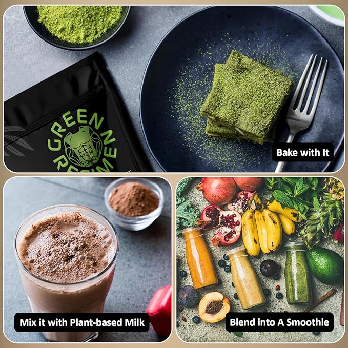Green Regimen Elite Plant-Based Powder - 25g Complete Hemp &amp Pea Protein Meal Replacement High-Protein Vegan Shake NonGMO Gluten-Free Dairy-Free Low Carb - (Chocolate - 1 Month Supply)