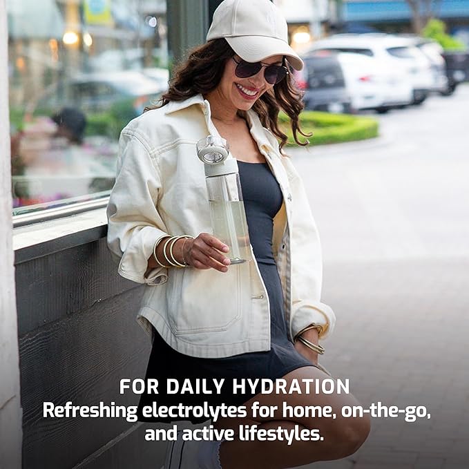 TRULABS Hydrate - Glacier. Sugar Free Electrolytes Hydration Packets. Each Serving Contains 1422 mg of Electrolytes &amp19 Vitamins &amp Minerals (16 ct)