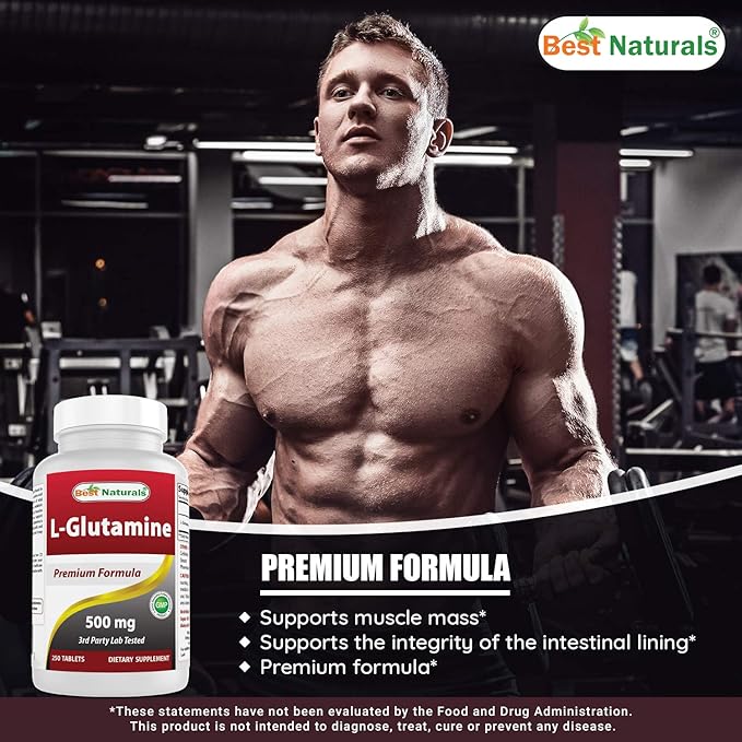 Best Naturals DGL Chewable 380 mg &amp L-Glutamine 500 mg