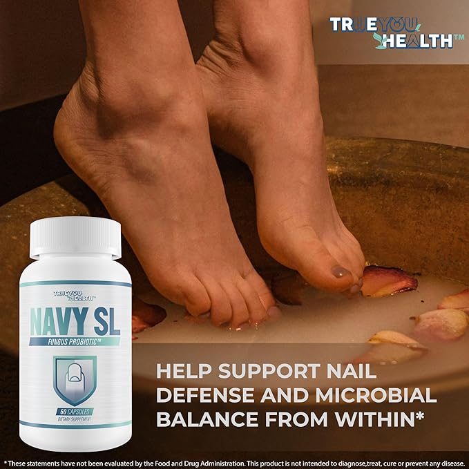 Navy SL Fungus Probiotic - Our Best Toenail Fungus Probiotic for Clear Nails - Probiotics Immune Support - Fight Off Fungi From The Inside Out - Navy Seal Toe Nail Fungal Treatment Fungal Pills