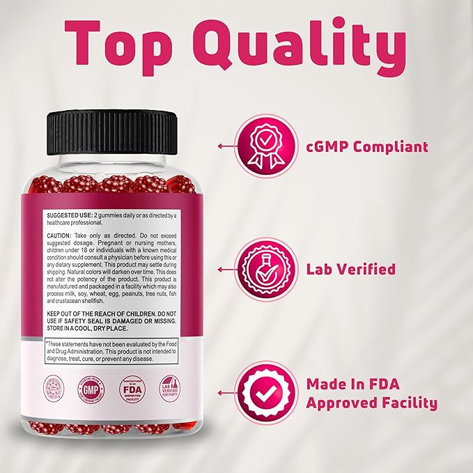 Hair Skin and Nails Gummies with Biotin (6000mcg) Collagen &amp PABA - Hair Skin and Nails Vitamins for Women and Men - Supports Hair Growth Stronger Nails Healthy Skin - 30 Servings