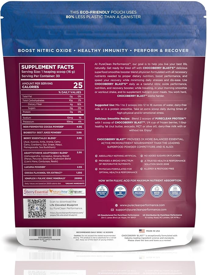PureClean Protein Unflavored &amp Chocoberry Blast Bundle