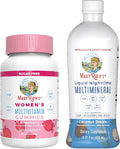 MaryRuth's Multivitamin Gummies for Women (Strawberry) &amp Liquid Nighttime Multimineral (Coconut 15.22oz) | Clean Label Project Verified® | USDA Organic &amp Vegan | Beauty Sleep &amp Overall