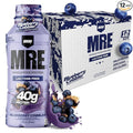 REDCON1 MRE Ready to Drink Protein Shake Blueberry Cobbler - Lactose Free RTD 40gr Protein Made with Real Whole Food Protein Blends - Easy to Digest Nutritional Shake (12 Pack)