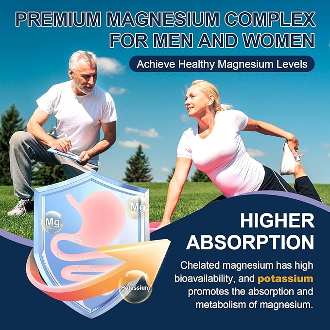 NATURE TARGET Magnesium Powder Supplement with Glycinate Citrate Malate Magnesium Complex with L-Theanine &amp Vitamin B6 for Muscle Heart &amp Brain Vegan 10.58 oz (100 Servings) Lemon Orang