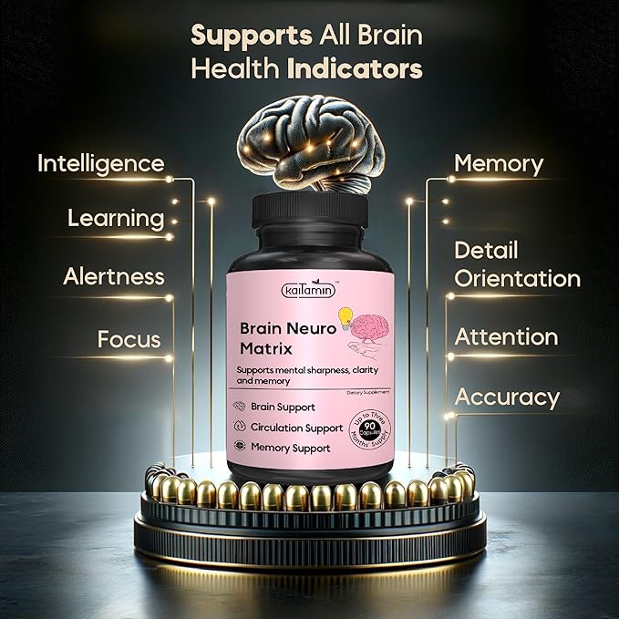 Bariatric Multivitamin with Iron for Post-Bariatric Sugery + Nootropic Vitamin Brain Matrix- Ginkgo Biloba for Memory Focus &amp Aging Support (Bundle)