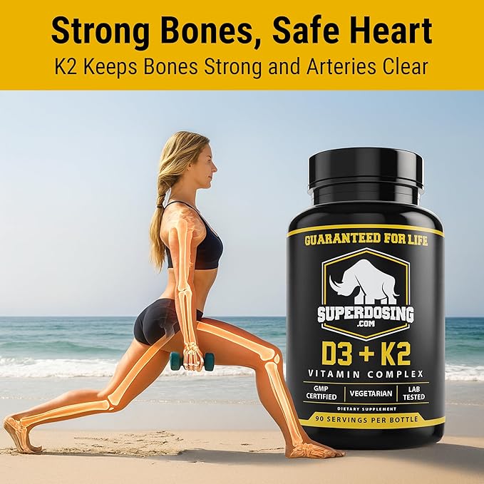 Best Value Max Strength 10000 iu Vitamin D3 and 1500 mcg Vitamin K2 Supplements 3 Bottle Pack. D3K2 Vitamins and Supplements for The Health. D3-K2 MK4 Capsules Best K2D3 Vitamin for Immune System