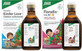 Floradix Kinder Love Children's Multivitamin - Herbal Supplement - Liquid Multivitamin Kids Iron and Herbs 8.5 Fl Oz - Bundle (Pack of 2)