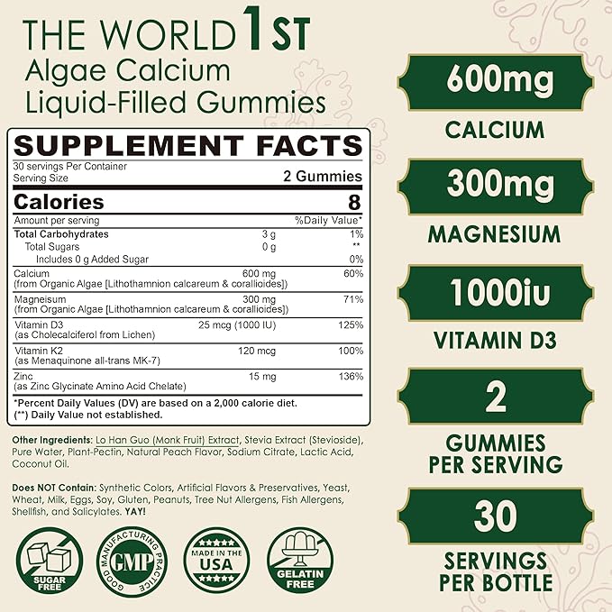 Calcium Potassium Citrate Gummies 3 Pack