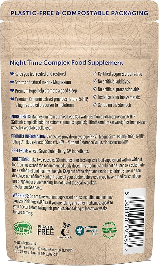 Together Oceanpure Night Time Magnesium Complex 60 Capsules