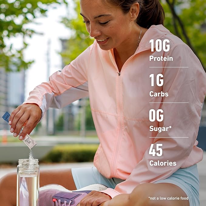 Isopure Clear Protein Stick Pack Unflavored 20 Count (Pack of 1)