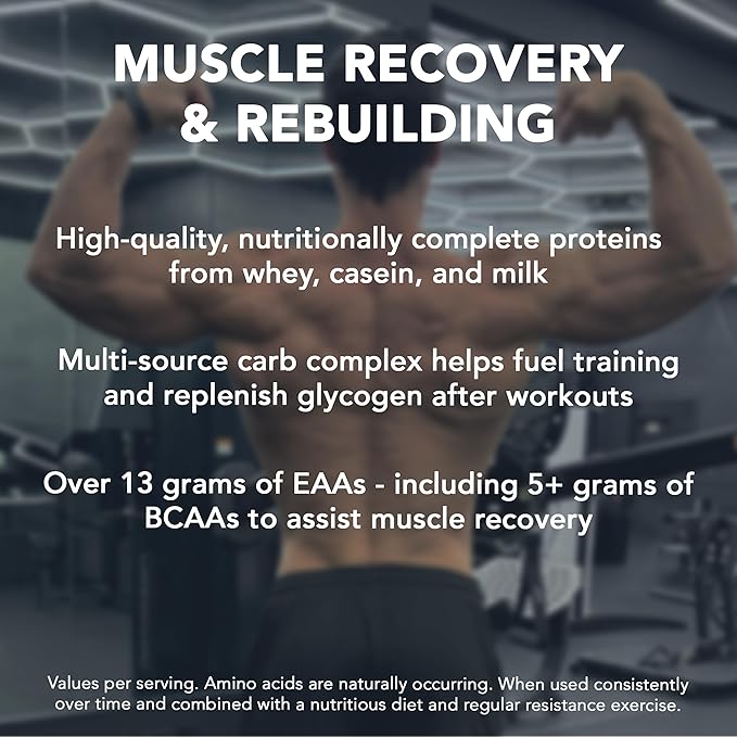 RIVAL NUTRITION Clean Gainer Protein Powder - 10LB Chocolate Fudge - High Protein Lean Mass &amp Weight Gainer | 560 Calories 30g Protein 101g Multi-Source Carbs No Artificial Flavor– 30 Servings