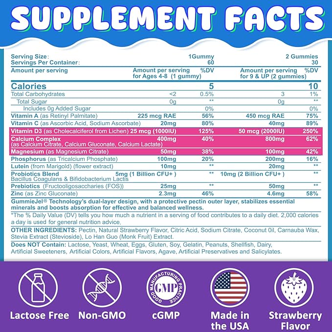 Bundle: Kids Calcium Gummies &amp Vitamin K2 Gummies