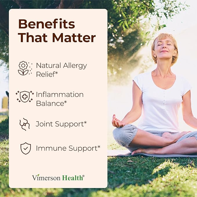 Quercetin with Bromelain Turmeric Curcumin Supplement – Allergy Relief Immune &amp Joint Support – Organic Turmeric Supplement w/Bioperine for Enhanced Absorption 60 Quercetin 500mg Capsules