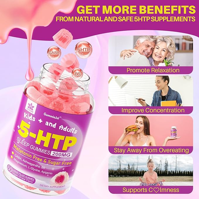Vegan Omega 3 Gummies &amp 5HTP Gummies