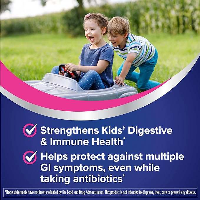 Florastor Family Probiotic Bundle - 100 ct. Probiotic for Digestive &amp Immune Health for Men &amp Women + 20 ct. Kids Daily Probiotic Unflavored Powder Sticks - Boost Good Bacteria &amp Flush Ou