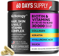 Biotin for Hair Growth Women &amp Men with Keratin Collagen Complex 30000 mcg – Capsules for Hair Loss &amp Stronger Thickness – Skin &amp Nails Vitamins Biotin 10000mcg and Collagen Supplements