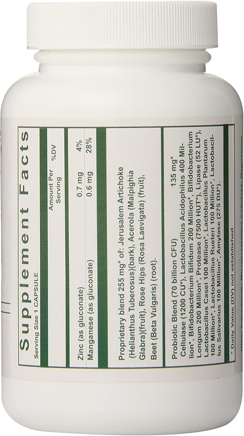 nutri-west Total Probiotics 120 Capsules 2.4 Ounce
