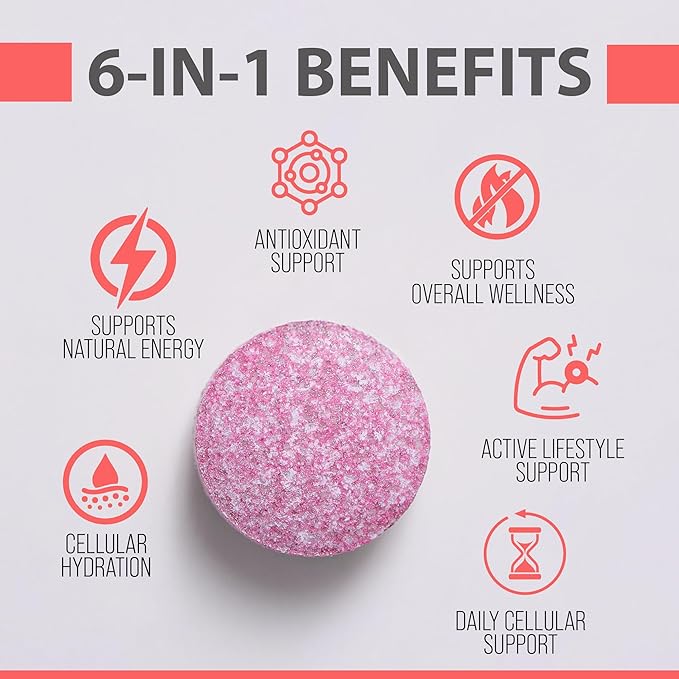 Sugar-Free Molecular Hydrogen Tablets – 60 Count – 12 PPM Hydrogen with Magnesium – Dissolvable Tablets for Clean Hydrogen-Infused Water