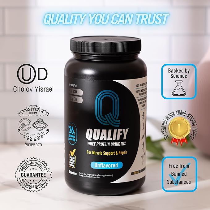Dark Chocolate Fudge + Unflavored Whey Protein Powder Bundle - 24g &amp 26g Protein Gluten-Free