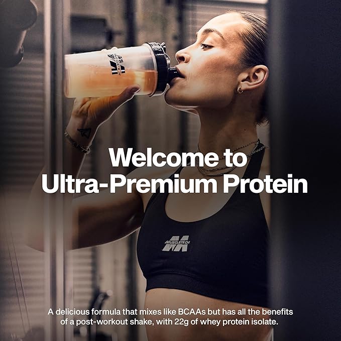 MuscleTech Whey Protein Powder Clear Whey Protein Isolate Whey Isolate Protein Powder for Women &amp Men Clear Protein Drink 22g of Protein 90 Calories Orange Dreamsicle 1.1lb (19 Servings)