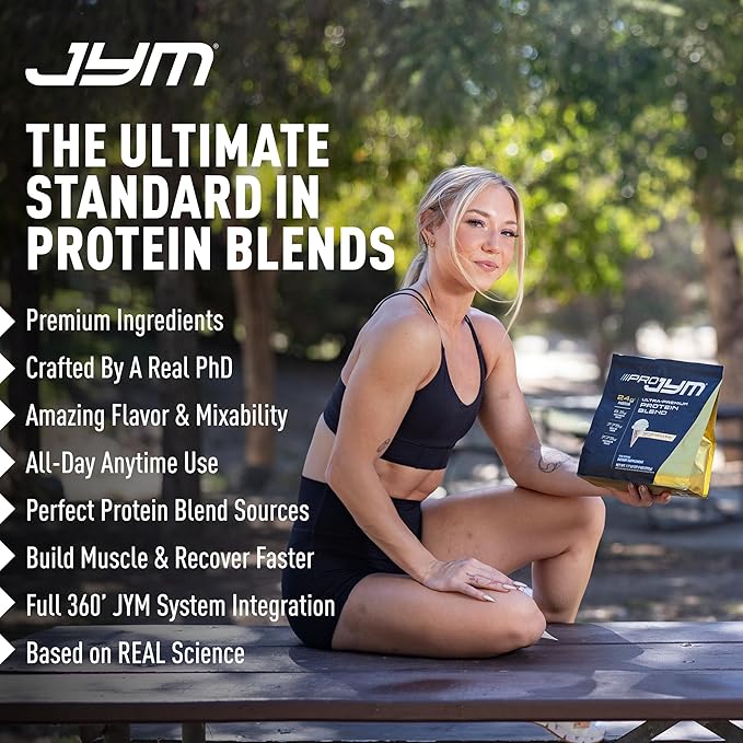Pro JYM S'Mores Protein Powder - Whey Protein Isolates Casein &amp Milk Protein Lean Muscle Building for Men &amp Women JYM Supplement Science 45 Servings