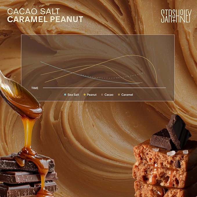 Stars + Honey Protein Bars- Cacao Salt Caramel Peanut15g Protein 2g Sugar w/ Collagen Keto Friendly Snack - Gluten Dairy &amp Soy Free - High-Protein Snacks for Energy &amp Recovery-10 pack