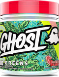 GHOST Greens Powder Guava Berry - 30 Servings - 19 Superfood Greens &amp Reds Powder Fruits Vegetables Spirulina &amp Chlorella Prebiotics 10 Billion CFU Probiotic &amp Digestive Enzymes - G
