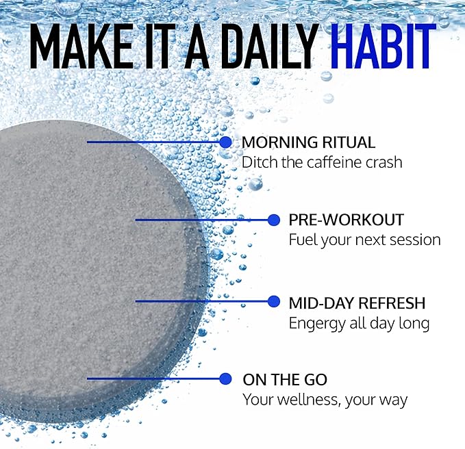 DRINK HRW Rejuvenation Molecular Hydrogen Water Tablets: 12 ppm H2 Patented USA Made IHSA-Certified Hydrogen &amp Magnesium Supplement. Supports Energy Recovery Cognitive Function (Raspberry 30