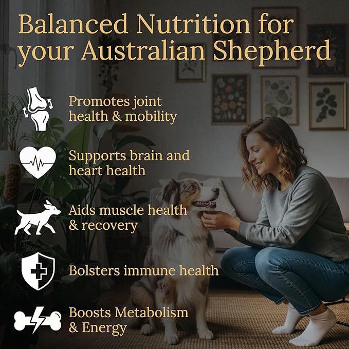 Australian Shepherd Multivitamins 90 Count Made in The USA with Real Bacon