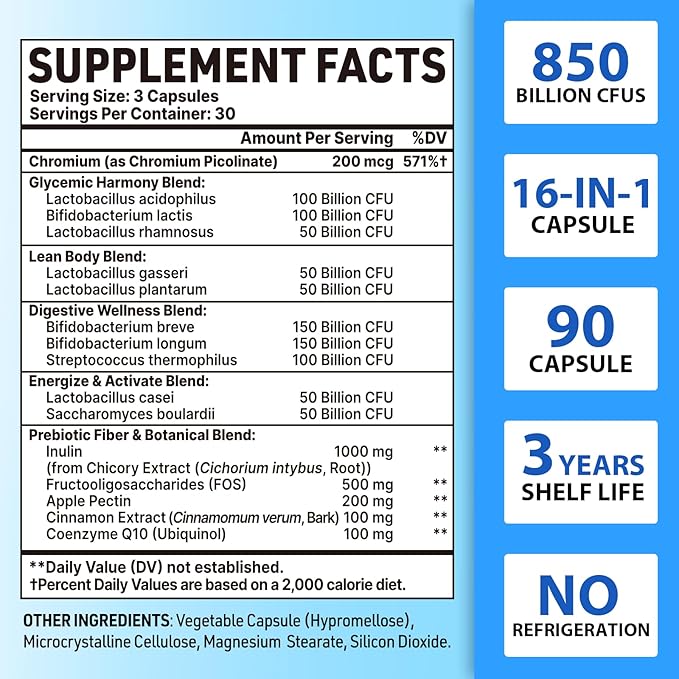 Probiotics for Men Advanced 50+ Mens Probiotic Comprehensive Gut &amp Energy Support with 850 Billion CFU 1800mg Prebiotics Fiber – Tailored Wellness mens probiotics for gut health over 50 90 Cap