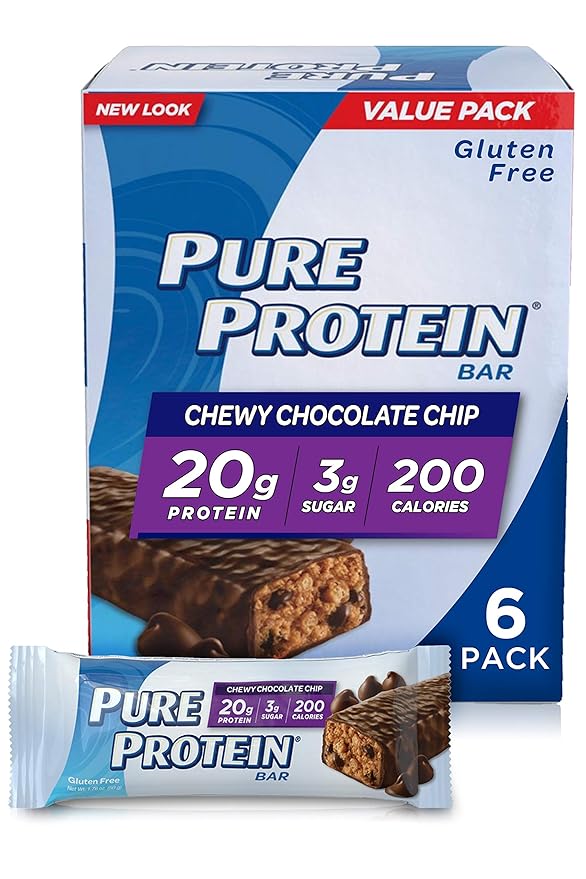 Pure Protein® Chewy Chocolate Chip 50 gram 6 count Multipack
