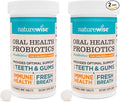 NatureWise Oral Probiotics for Mouth Bad Breath-Chewable Sugar-Free Mint-Lactobacillus reuteri Chewable-Oral Probiotics for Kids&ampAdults-Non-GMO USA Manufactured-[60-Day Supply]60 Count (Pack of 2
