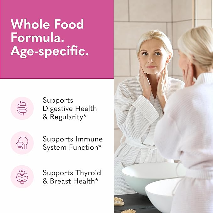 Garden of Life Raw Probiotics Women 50 &amp Wiser - 85 Billion Live Cultures - Probiotic Supplement with Bulgarian Yogurt &amp Eastern Europe Wild Kefir Culture - 90 Vegetarian Capsules